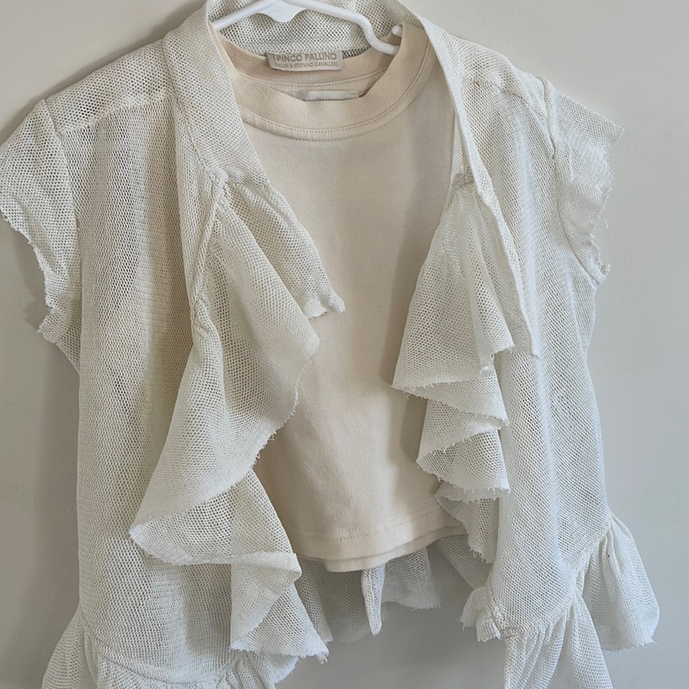 Pinco Pallino two pieces top and vest .
